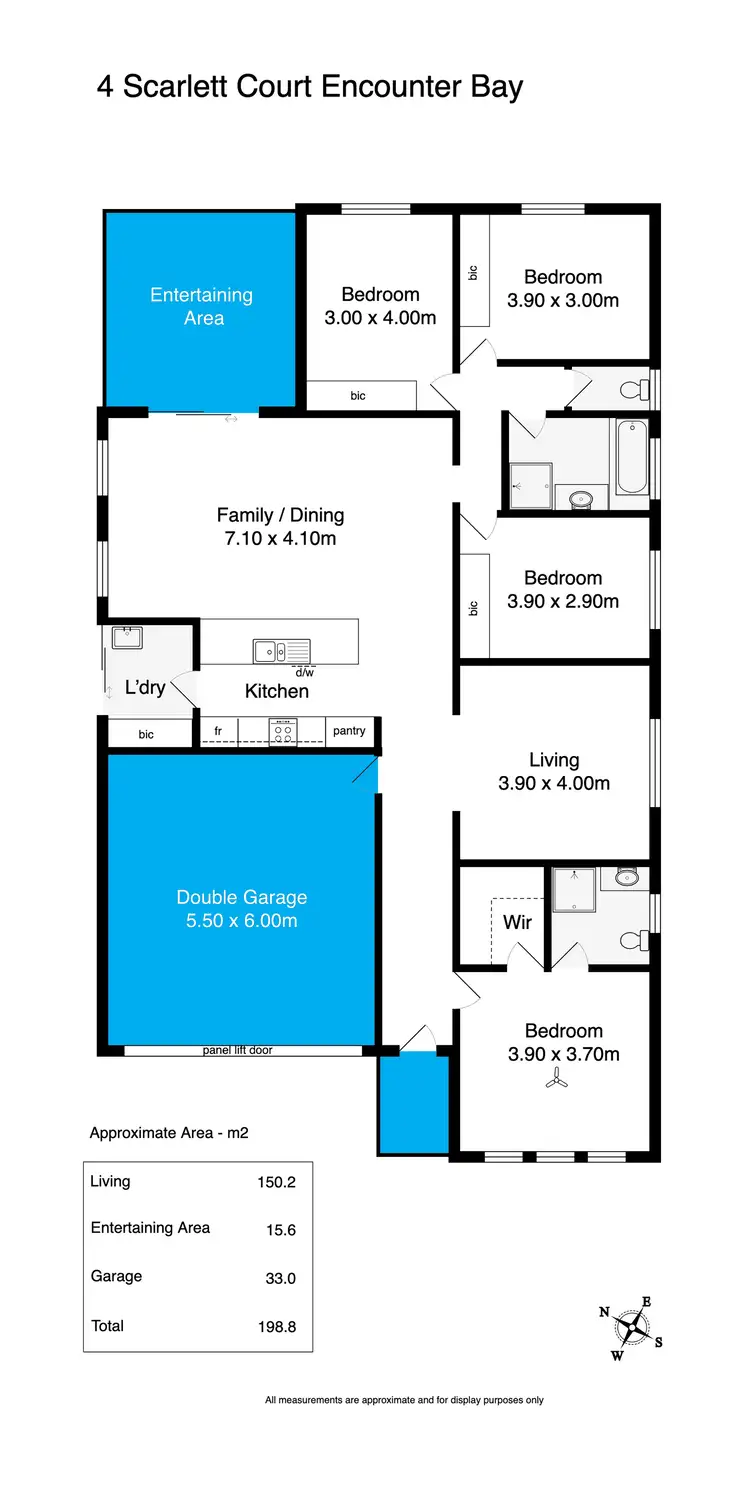 Floorplan of Homely house listing, 4 Scarlett Court, Encounter Bay SA 5211