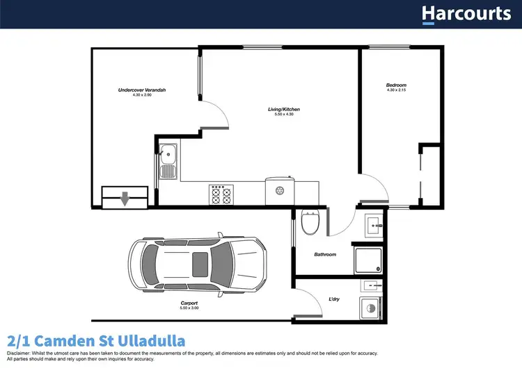 Floorplan of Homely house listing, 2/1 Camden Street, Ulladulla NSW 2539