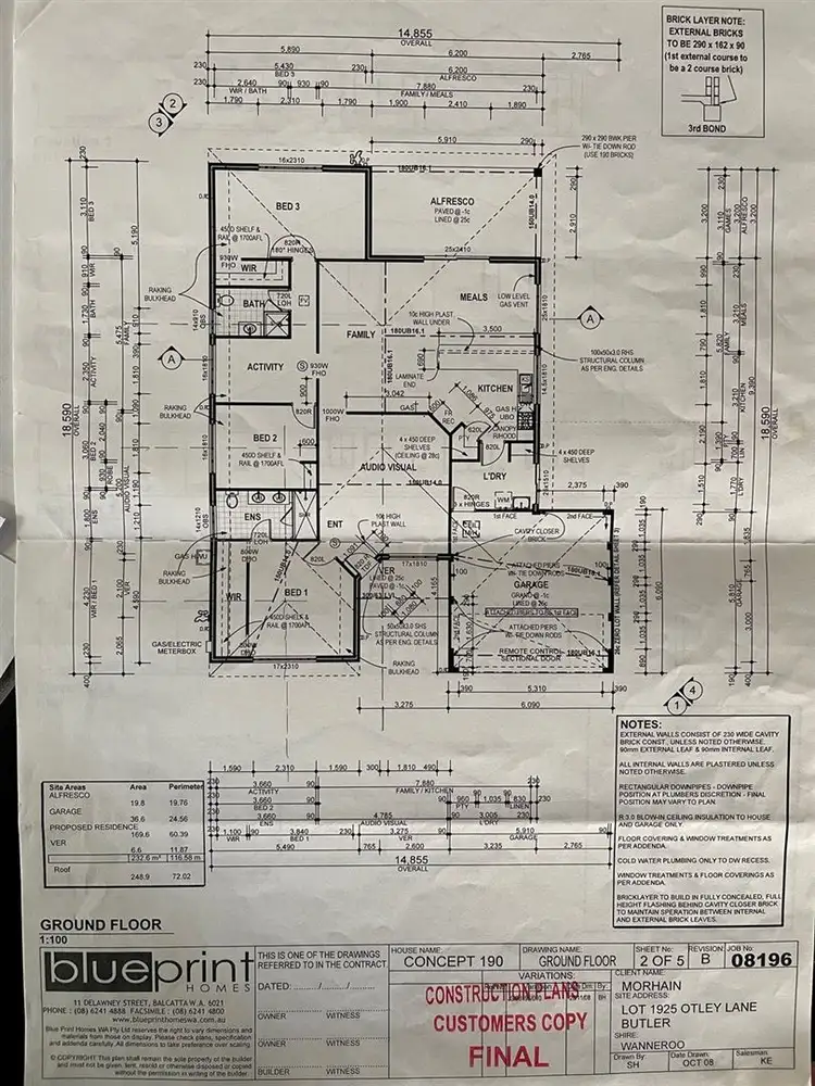 Floorplan of Homely house listing, 10 Otley Lane, Butler WA 6036