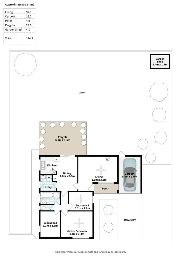 Floorplan of Homely house listing, 43 Nedland Crescent, Port Noarlunga South SA 5167
