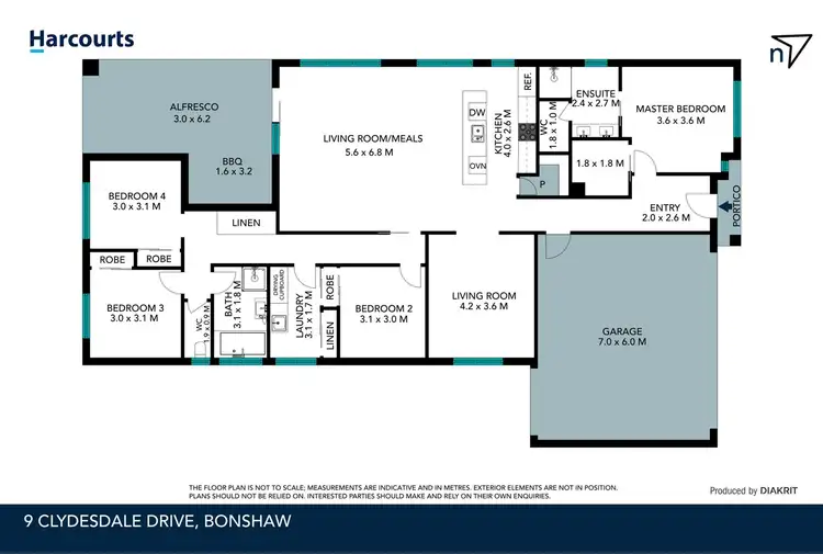 Floorplan of Homely house listing, 9 Clydesdale Drive, Bonshaw VIC 3352