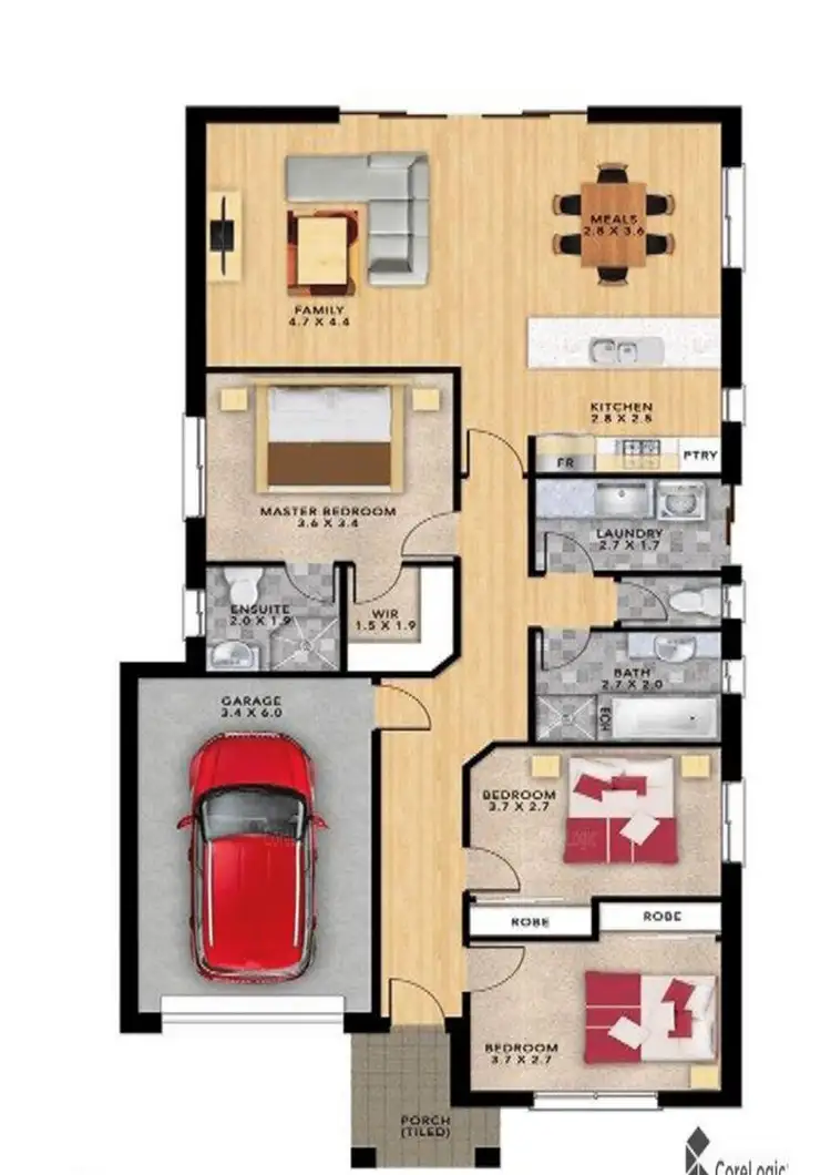 Floorplan of Homely house listing, 13 Campbell Circuit, Gawler East SA 5118