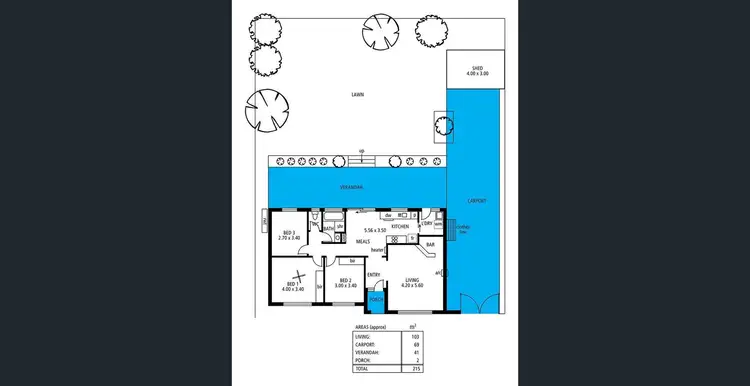 Floorplan of Homely house listing, 7 Brook Drive, Aberfoyle Park SA 5159