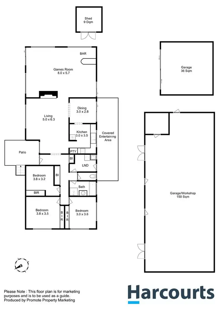 Floorplan of Homely house listing, 611 Huntingdon Tier Road, Bagdad TAS 7030