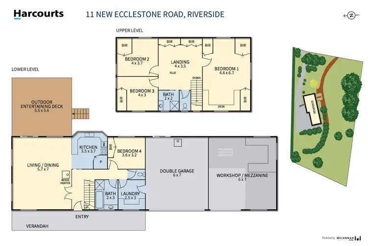 Floorplan of Homely house listing, 11 New Ecclestone Road, Riverside TAS 7250
