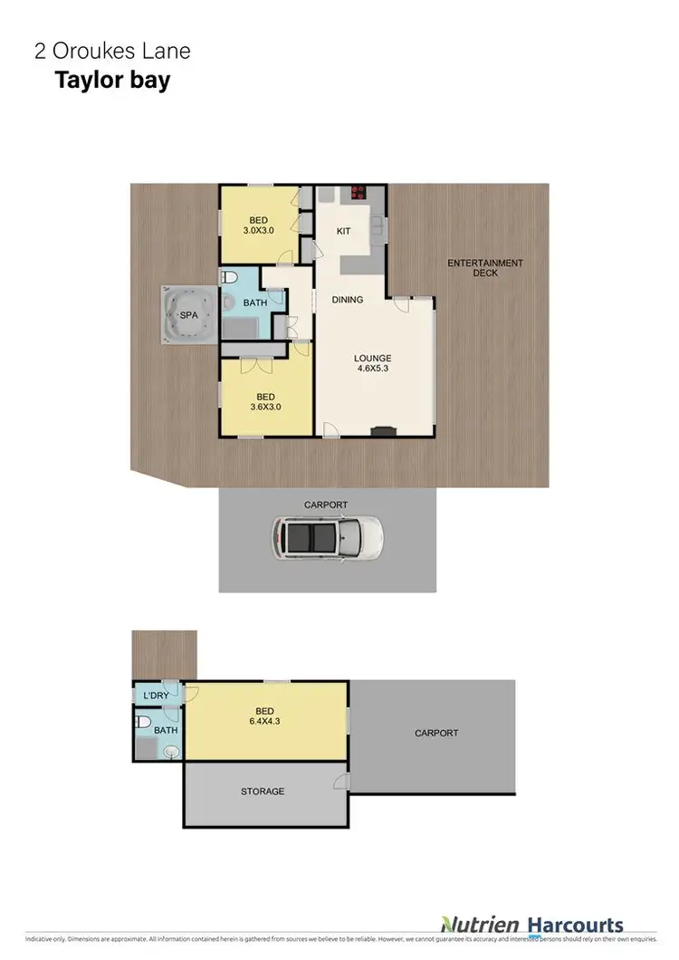 Floorplan of Homely house listing, 2 O'Rourkes Lane, Taylor Bay VIC 3713