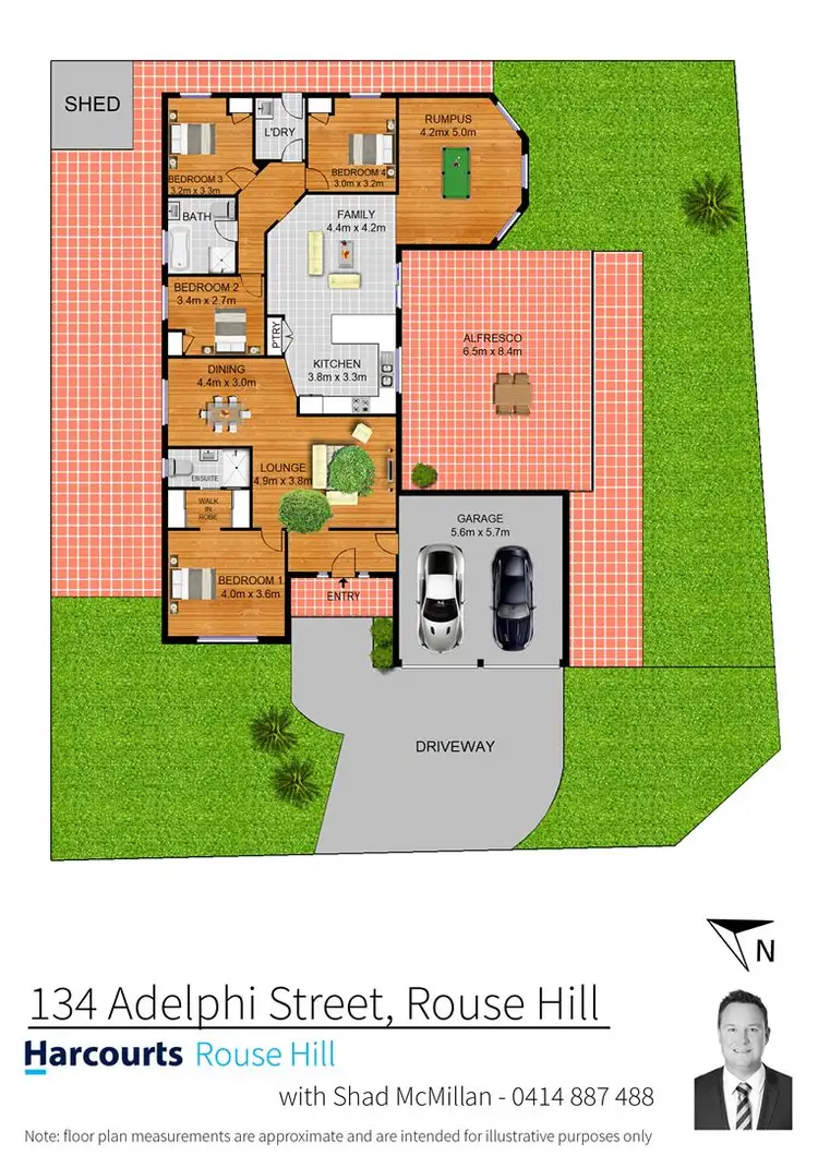 Floorplan of Homely house listing, 134 Adelphi Street, Rouse Hill NSW 2155