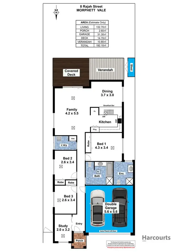 Floorplan of Homely house listing, 8 Rajah Street, Morphett Vale SA 5162
