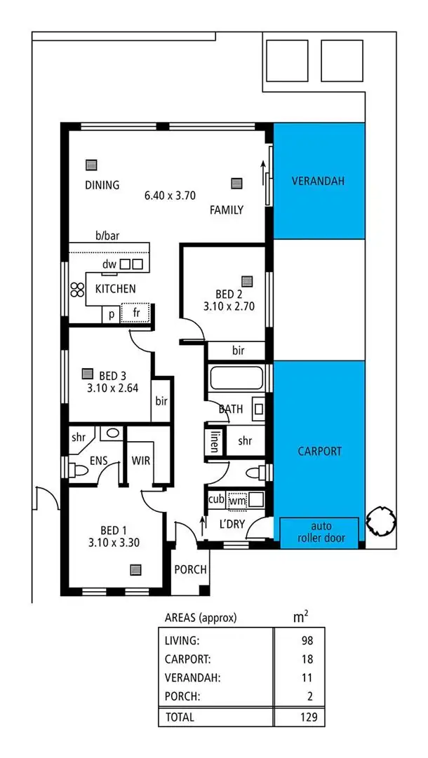 Floorplan of Homely house listing, 28 Radnor Street, Morphett Vale SA 5162