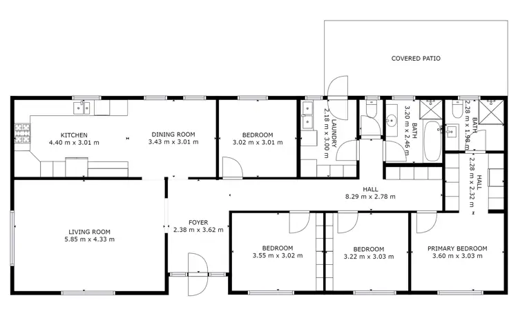 Floorplan of Homely alpine listing, 17 Coolibah Crescent, East Side NT 870