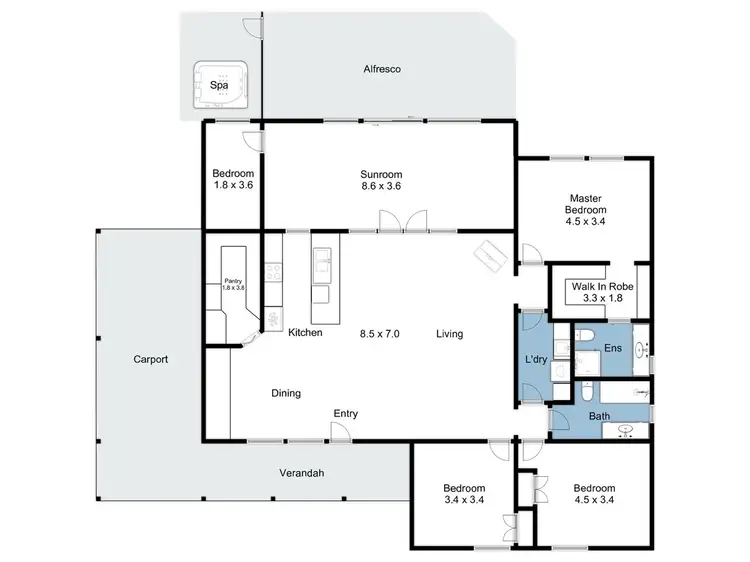 Floorplan of Homely house listing, 16 Magiltan Drive, Strathbogie VIC 3666