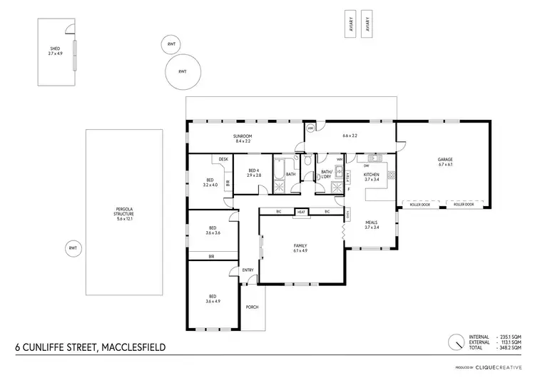 Floorplan of Homely house listing, 6 Cunliffe Street, Macclesfield SA 5153