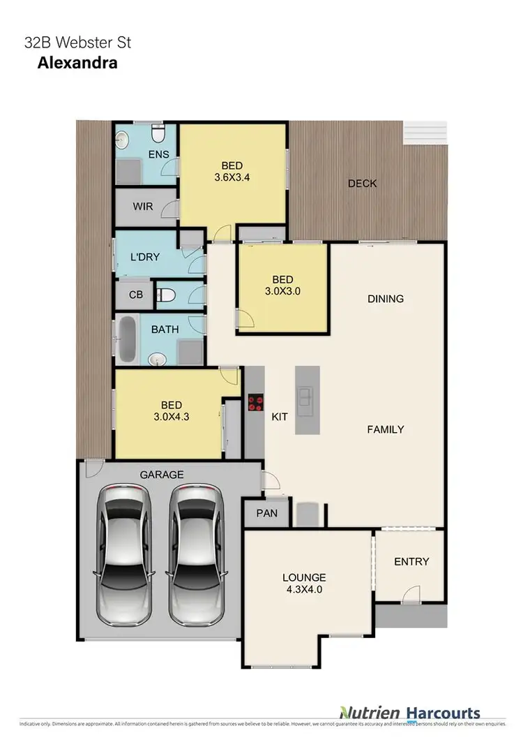 Floorplan of Homely house listing, 32B Webster Street, Alexandra VIC 3714