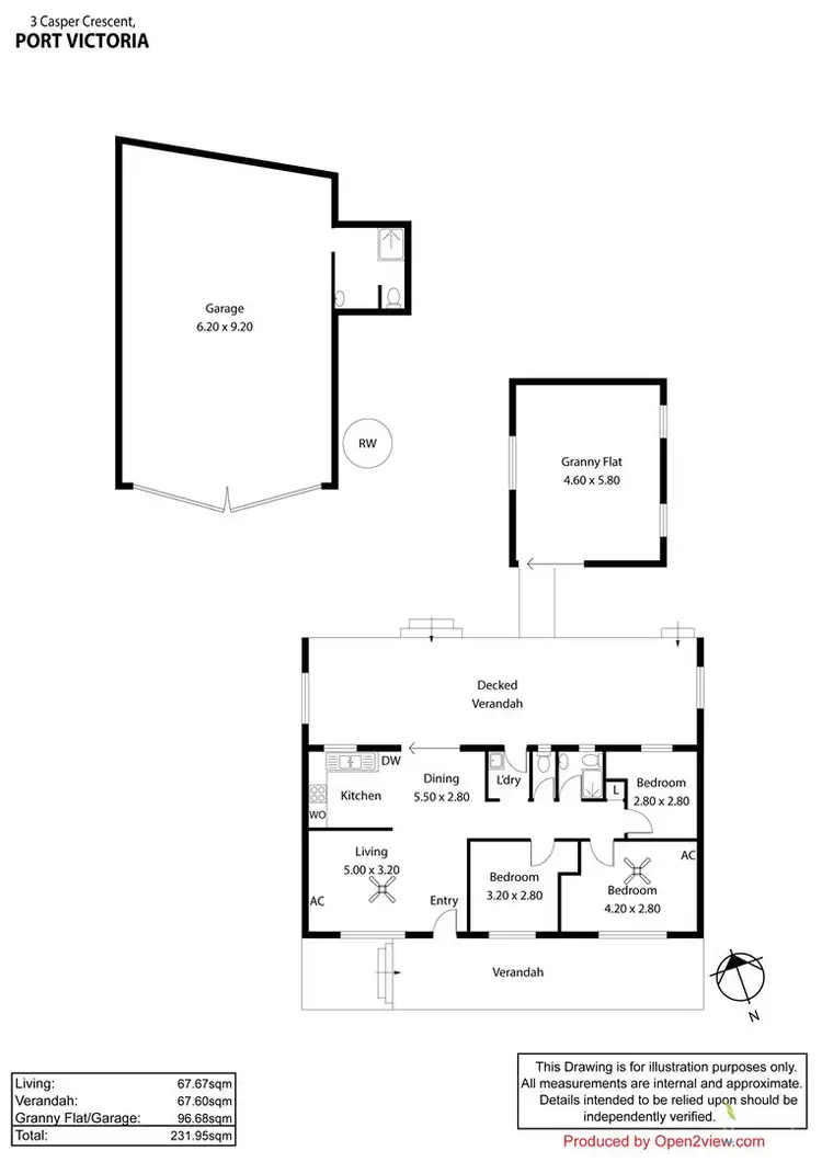 Floorplan of Homely house listing, 3 Casper Crescent, Port Victoria SA 5573
