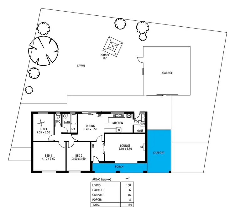 Floorplan of Homely house listing, 42 Windebanks Road, Happy Valley SA 5159