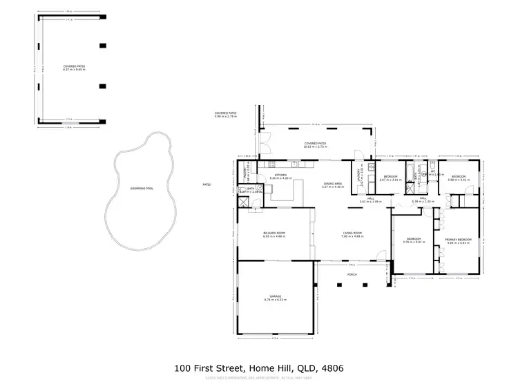 Floorplan of Homely house listing, 100 First Street, Home Hill QLD 4806