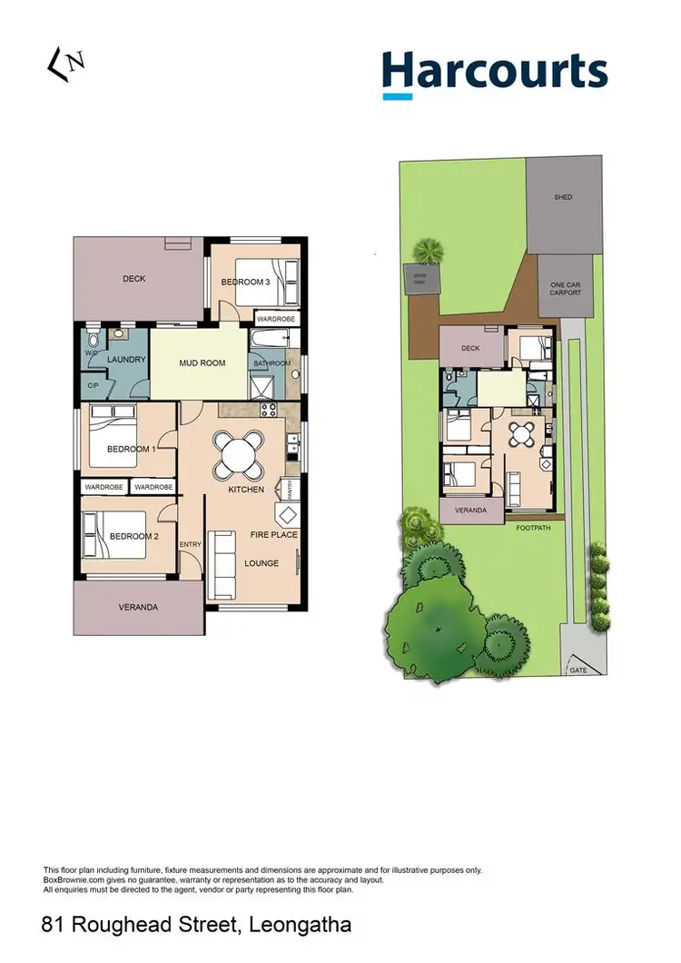 Floorplan of Homely house listing, 81 Roughead Street, Leongatha VIC 3953