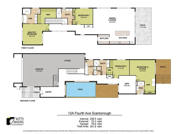 Floorplan of Homely house listing, 12A Fourth Avenue, Scarborough QLD 4020