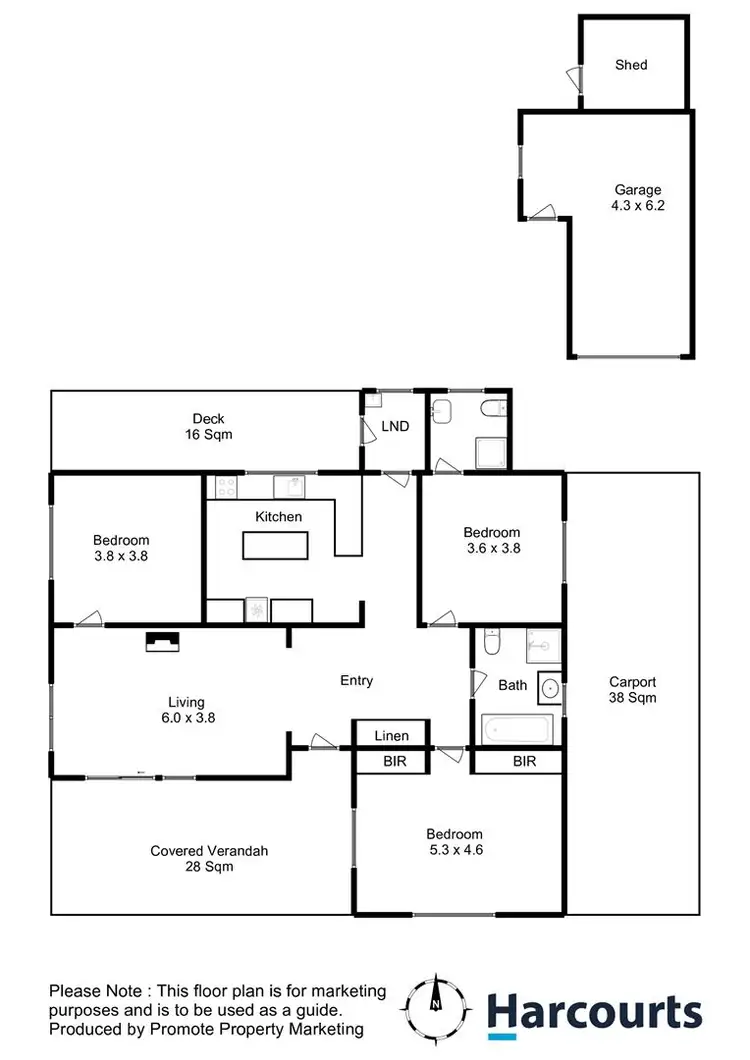 Floorplan of Homely house listing, 5 Narillan Street, Claremont TAS 7011