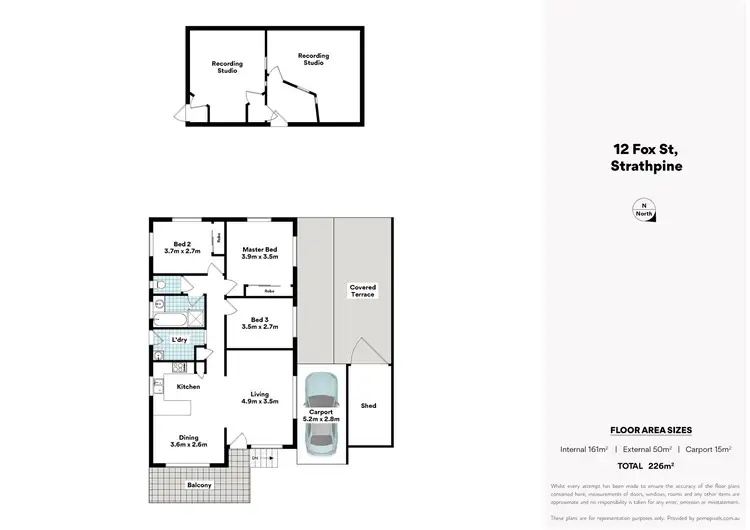 Floorplan of Homely house listing, 12 Fox Street, Strathpine QLD 4500