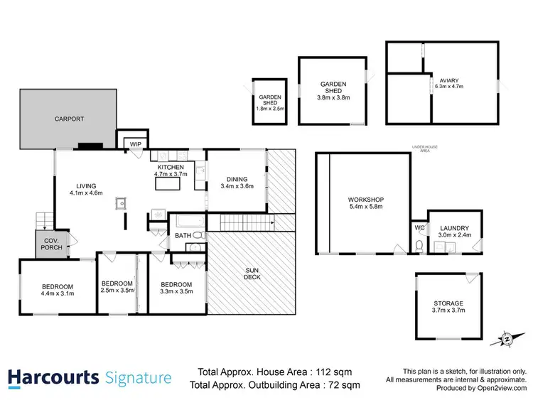 Floorplan of Homely house listing, 10 Birch Road, Lutana TAS 7009