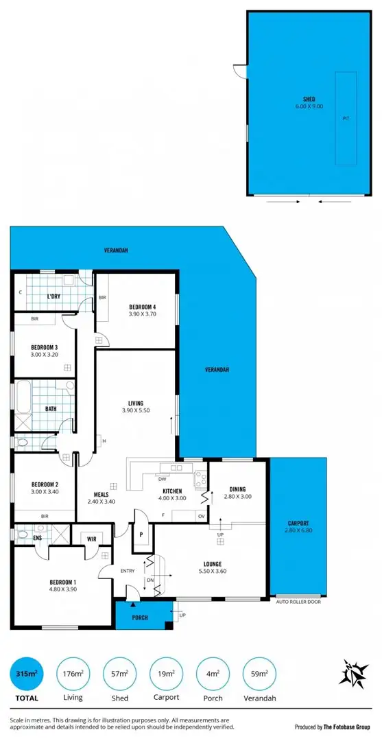 Floorplan of Homely house listing, 7 Lowry Court, Flagstaff Hill SA 5159