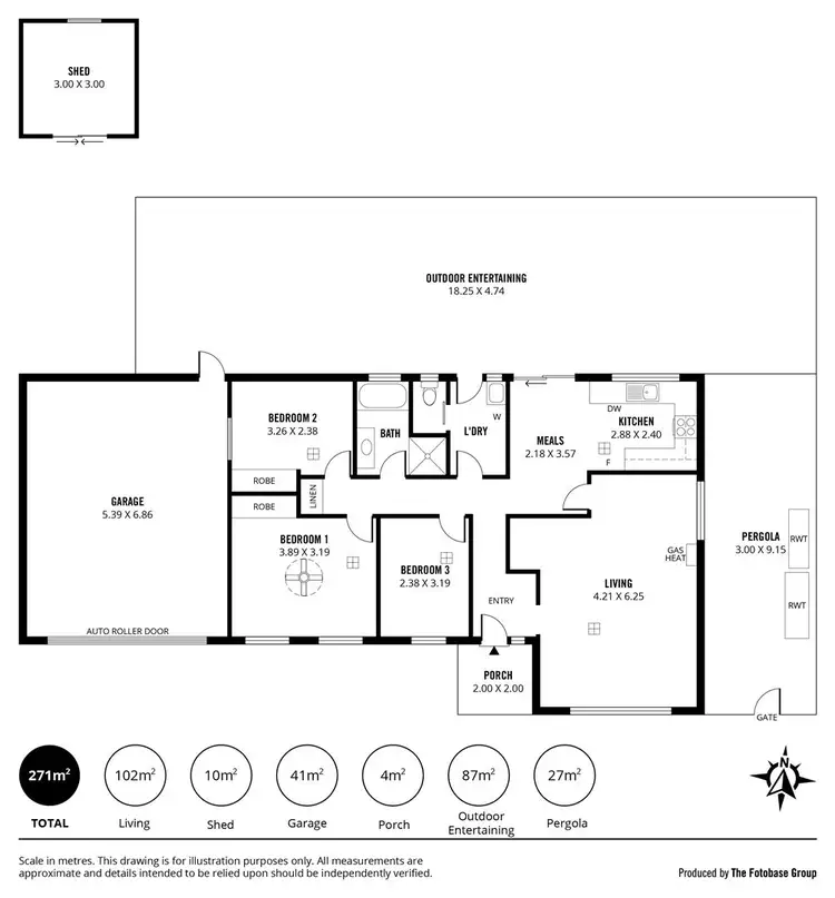 Floorplan of Homely house listing, 221 Reynell Road, Happy Valley SA 5159