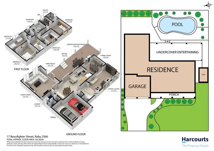 Floorplan of Homely house listing, 17 Beaufighter Street, Raby NSW 2566