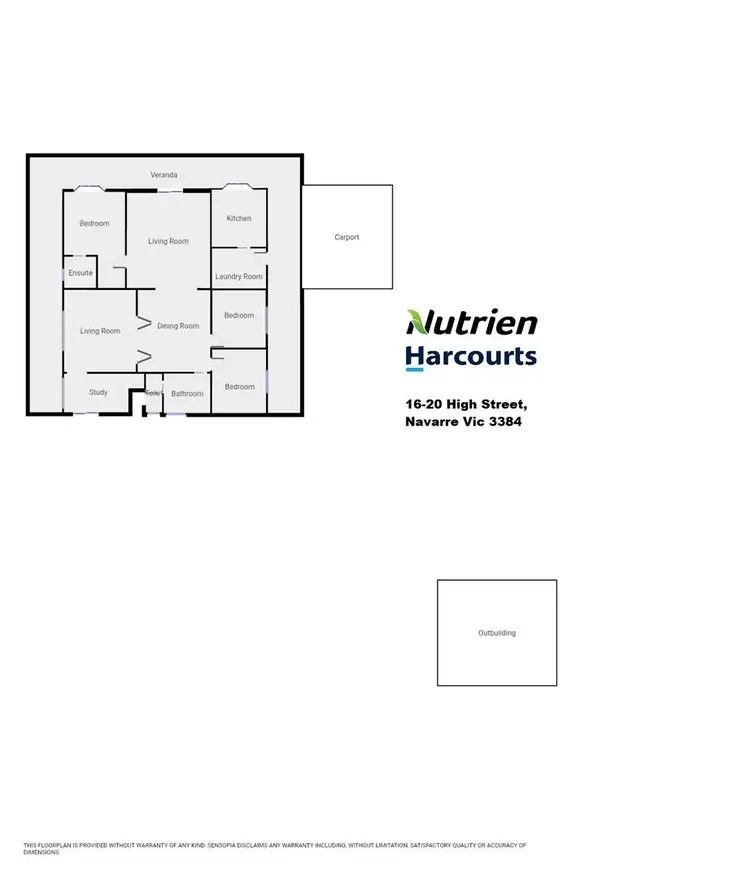 Floorplan of Homely house listing, 16-20 High Street, Navarre VIC 3384