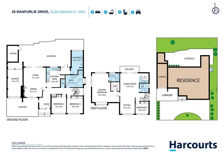 Floorplan of Homely house listing, 29 Ranfurlie Drive, Glen Waverley VIC 3150