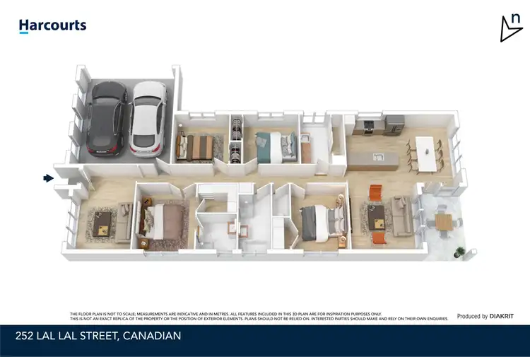 Floorplan of Homely house listing, 252 Lal Lal Street, Canadian VIC 3350