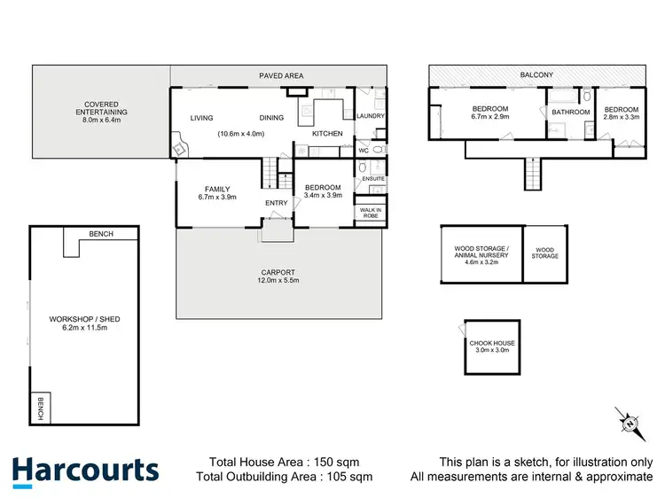 Floorplan of Homely house listing, 56 Moss Beds Road, Mountain River TAS 7109