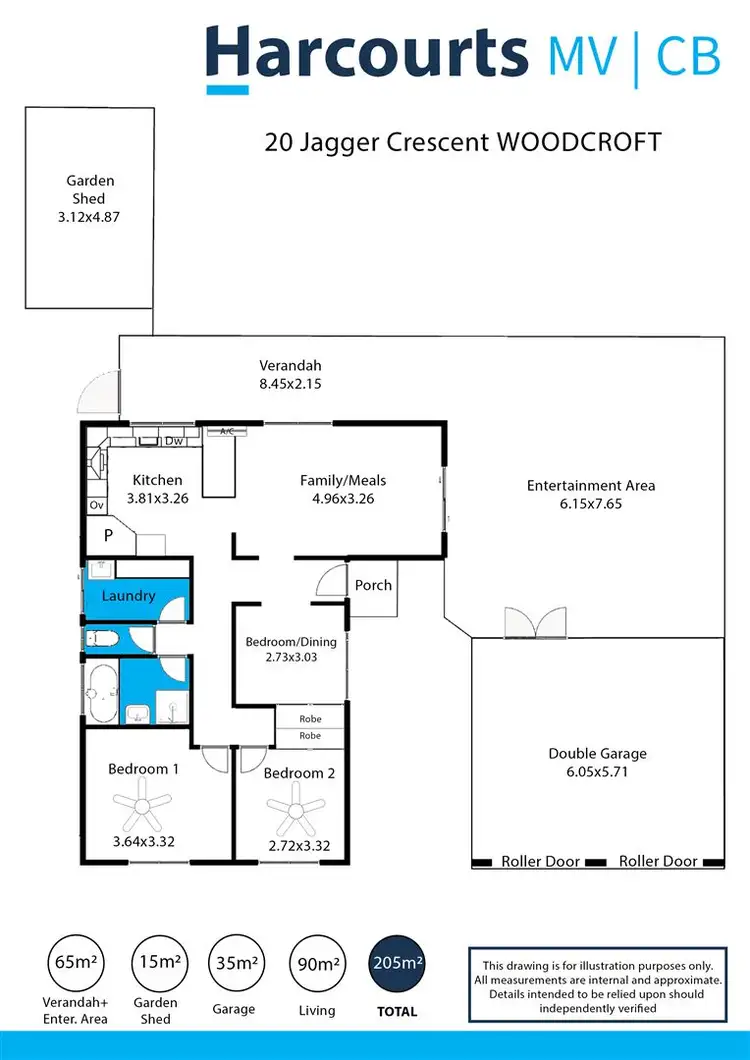 Floorplan of Homely house listing, 20 Jagger Crescent, Woodcroft SA 5162
