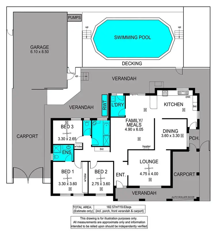 Floorplan of Homely house listing, 7 Caswell Drive, Hallett Cove SA 5158