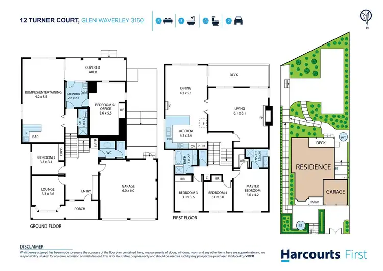 Floorplan of Homely house listing, 12 Turner Court, Glen Waverley VIC 3150