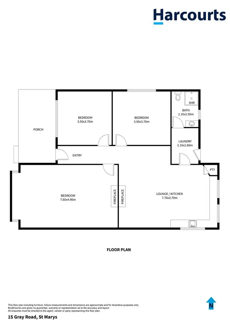 Floorplan of Homely house listing, 15 Gray Road, St Marys TAS 7215