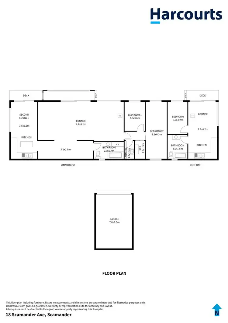 Floorplan of Homely house listing, 18 Scamander Ave, Scamander TAS 7215