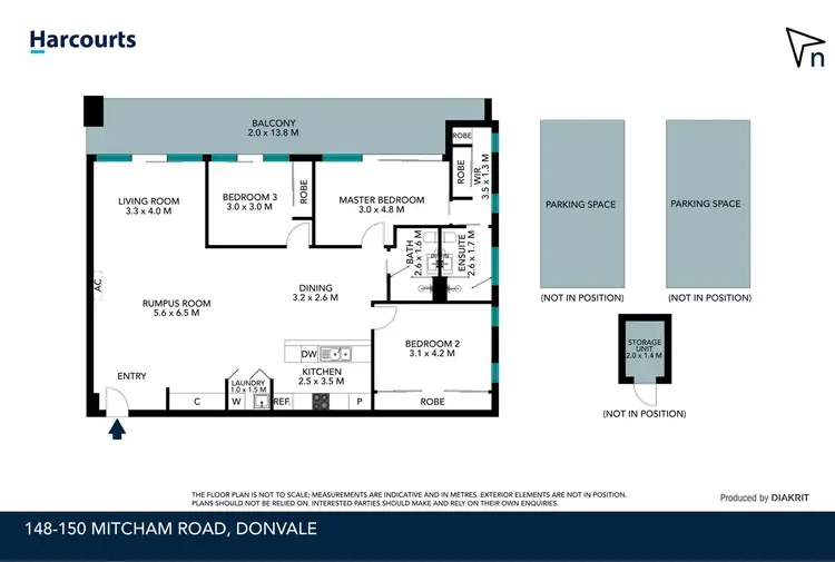Floorplan of Homely apartment listing, 21/148-150 Mitcham Road, Donvale VIC 3111