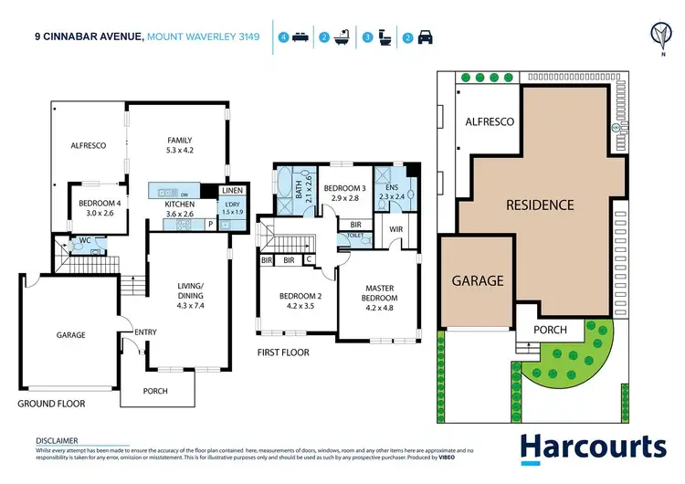 Floorplan of Homely house listing, 9 Cinnabar Avenue, Mount Waverley VIC 3149