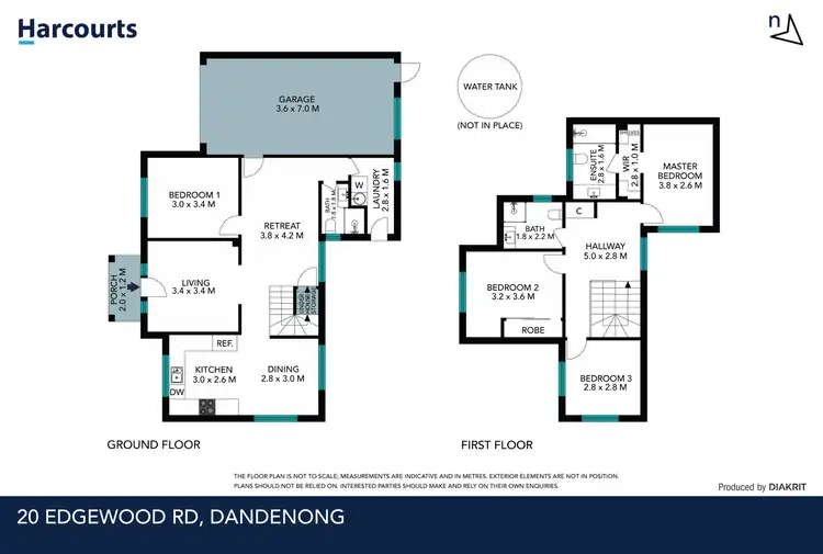 Floorplan of Homely house listing, 20 Edgewood Road, Dandenong VIC 3175