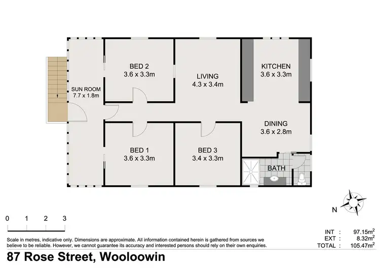 Floorplan of Homely house listing, 87 Rose Street, Wooloowin QLD 4030