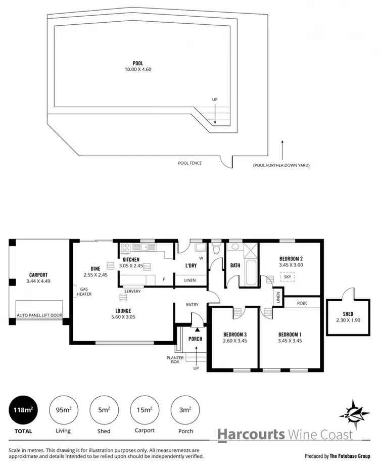 Floorplan of Homely house listing, 10 Edmund Street, Christie Downs SA 5164