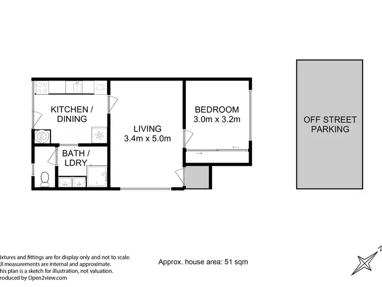 Floorplan of Homely unit listing, 1 & 3/72 Ashbourne Grove, West Moonah TAS 7009