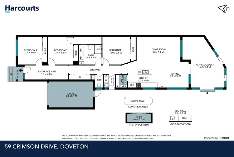 Floorplan of Homely house listing, 59 Crimson Drive, Doveton VIC 3177