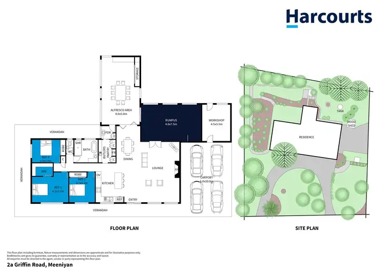 Floorplan of Homely house listing, 2A Griffin Street, Meeniyan VIC 3956
