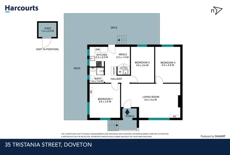 Floorplan of Homely house listing, 35 Tristania Street, Doveton VIC 3177