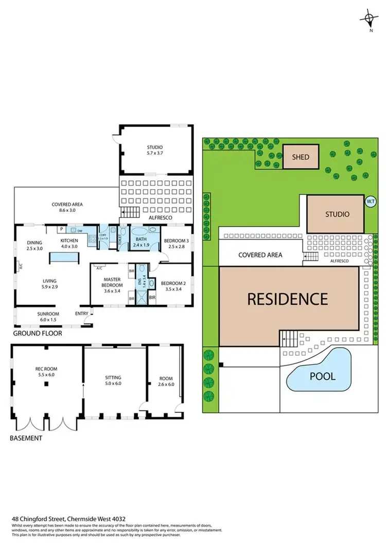 Floorplan of Homely house listing, 48 Chingford Street, Chermside West QLD 4032