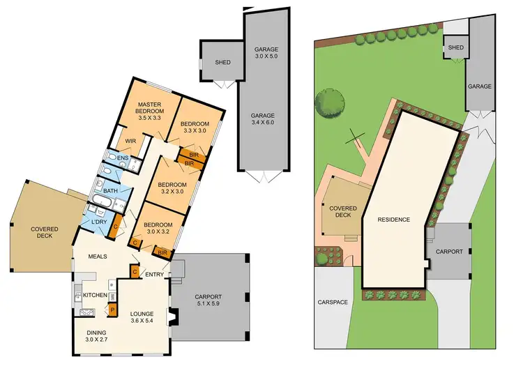 Floorplan of Homely house listing, 34 Rose Avenue, Boronia VIC 3155