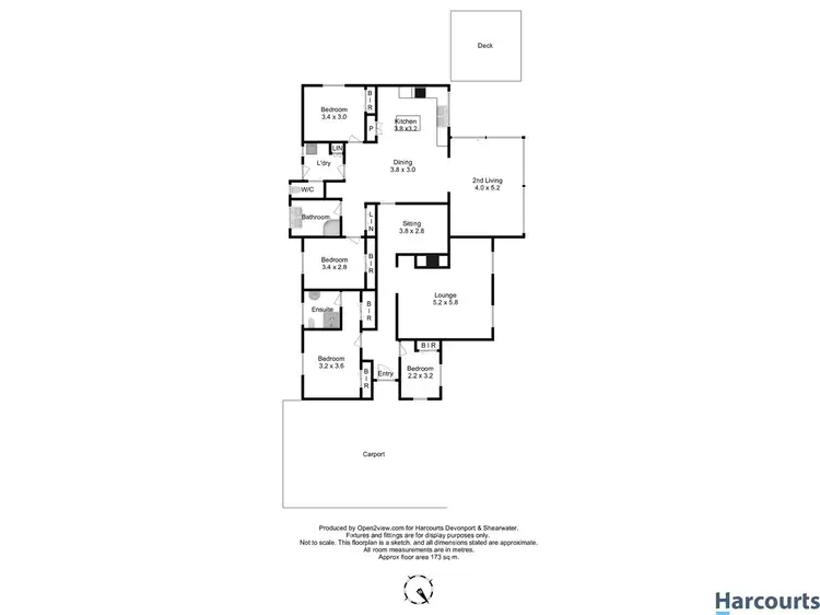 Floorplan of Homely house listing, 8 Watford Close, Miandetta TAS 7310