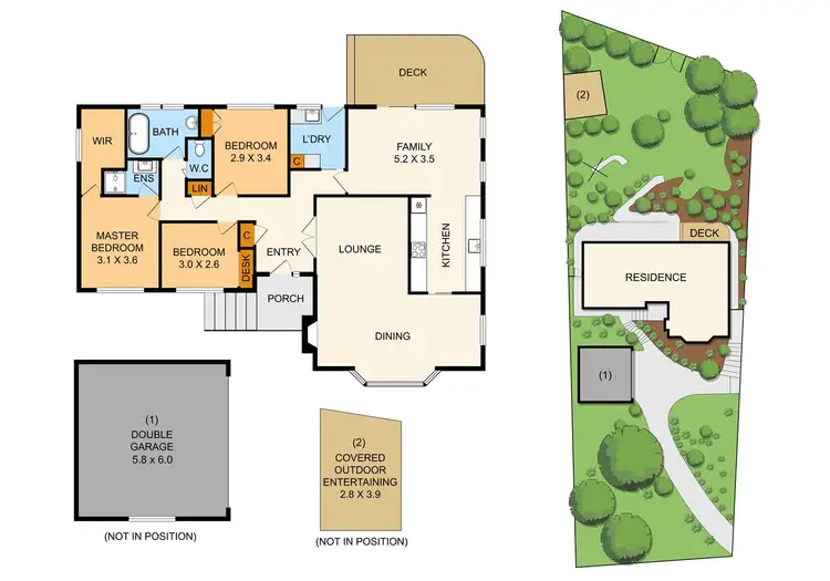 Floorplan of Homely house listing, 244 Forest Road, Boronia VIC 3155
